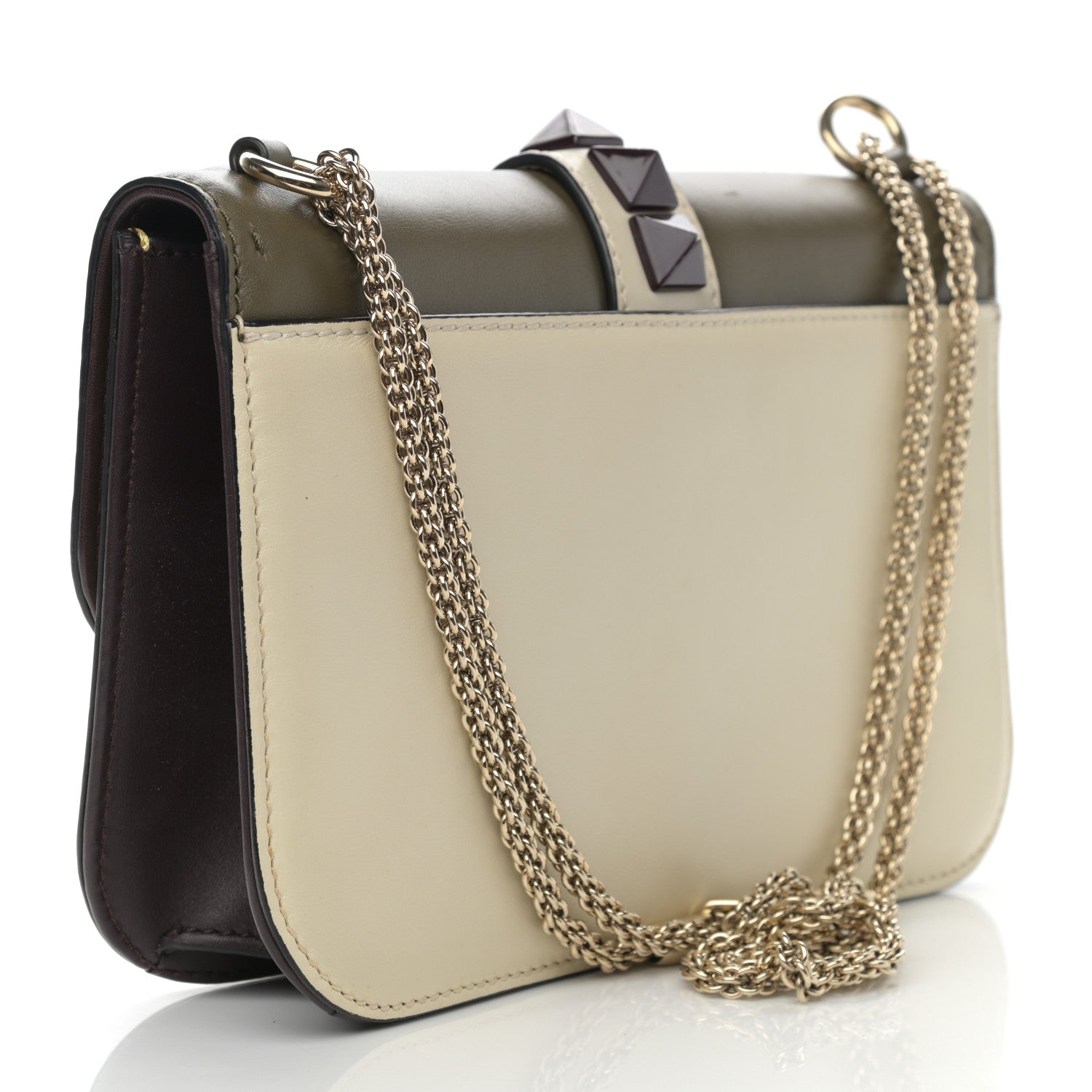 Valentino Garavani Vitello Medium Glam Lock Rockstud Flap Multicolor 3 of 10