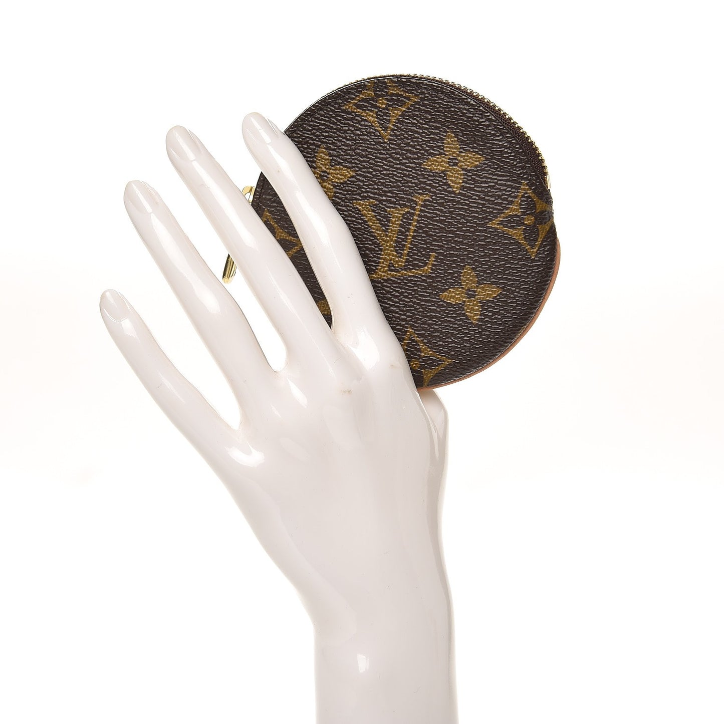 Monogram Round Coin Purse