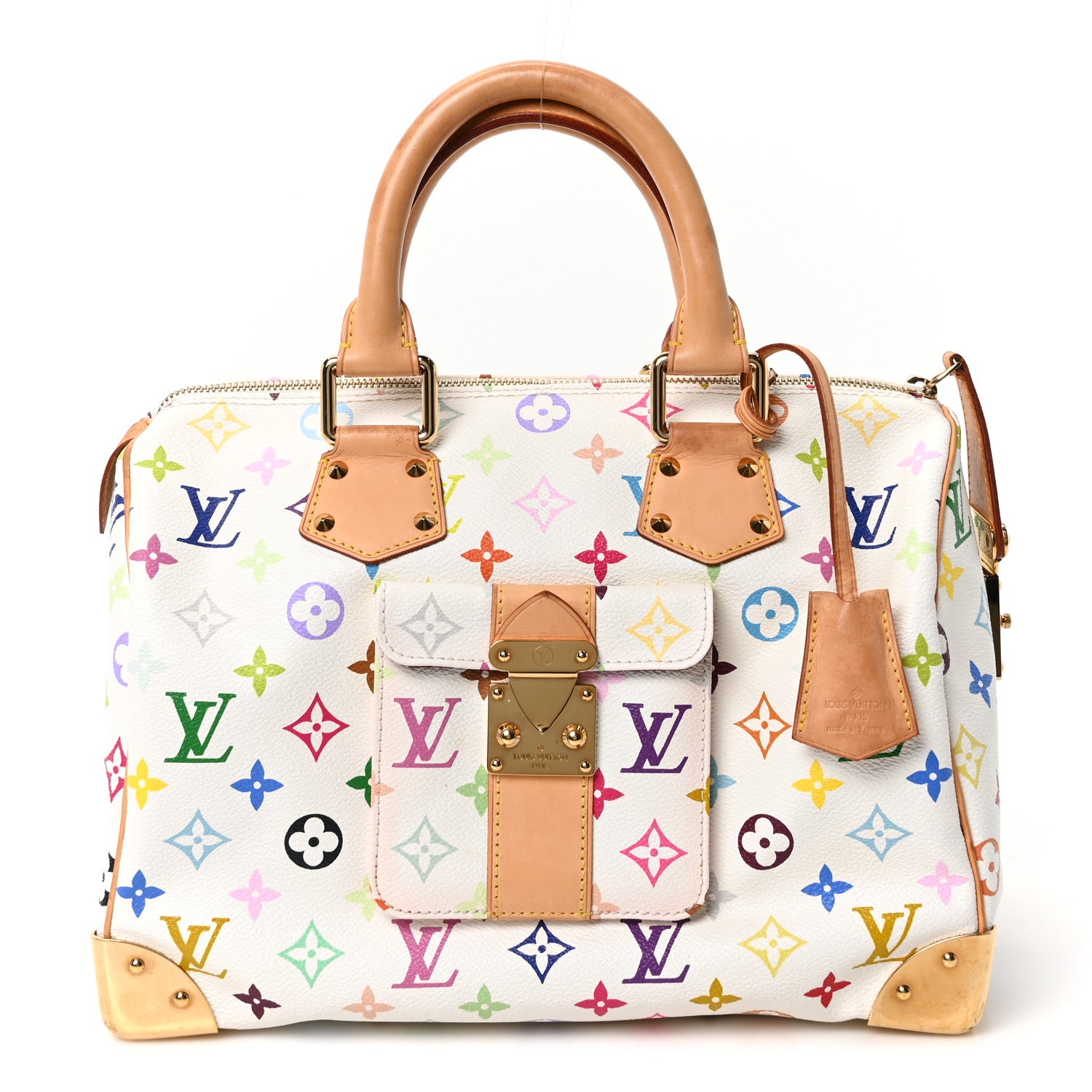 Louis Vuitton Monogram Multicolor Speedy 30 White 1 of 9