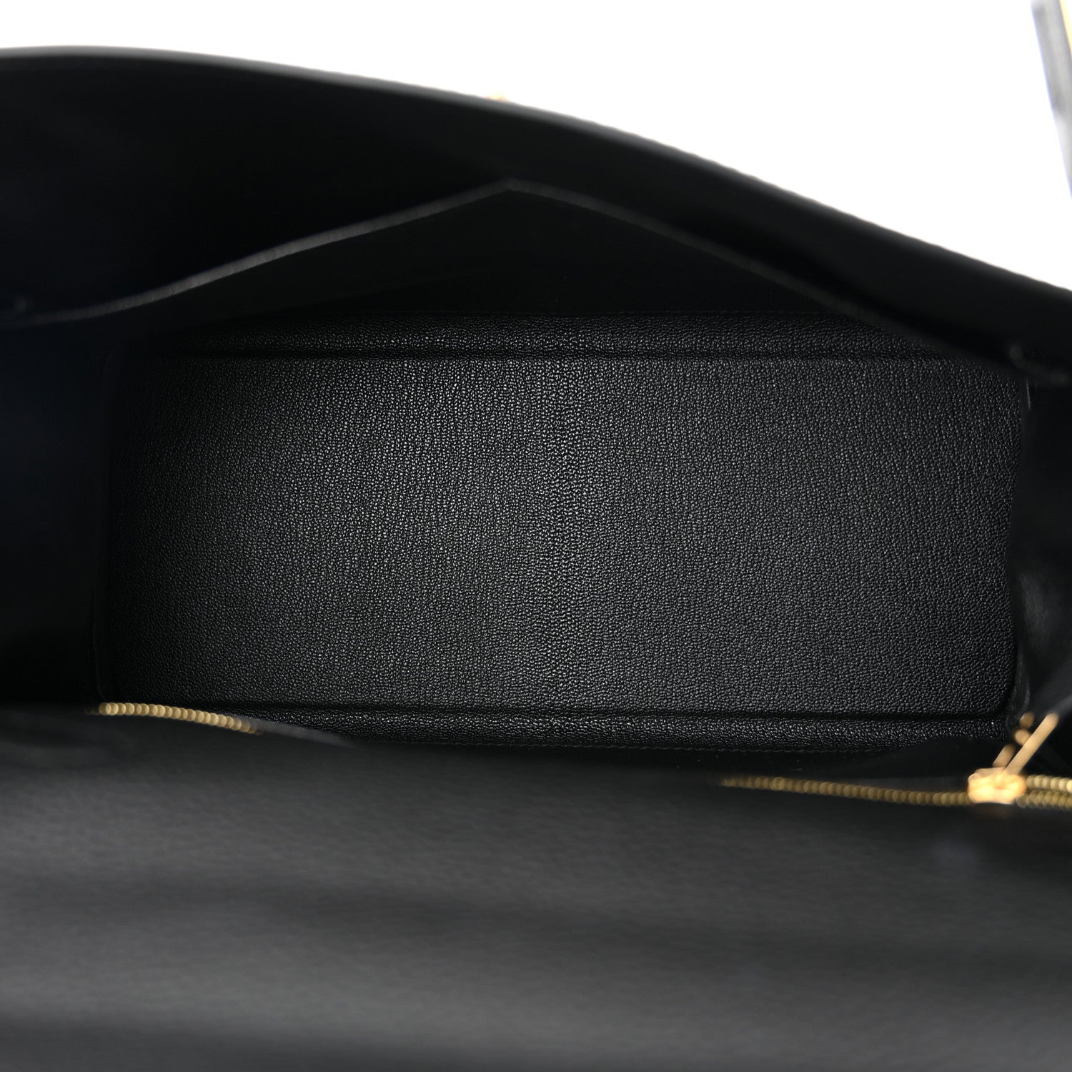 Hermes Togo Kelly Retourne 28 Black 8 of 12