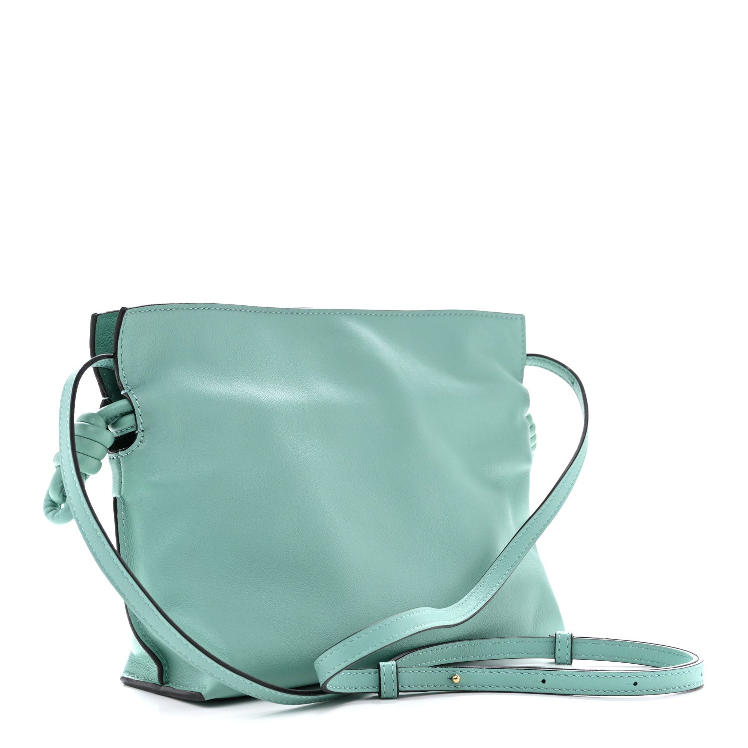 Loewe Calfskin Mini Flamenco Knot Bag Fresh Mint 3 of 10