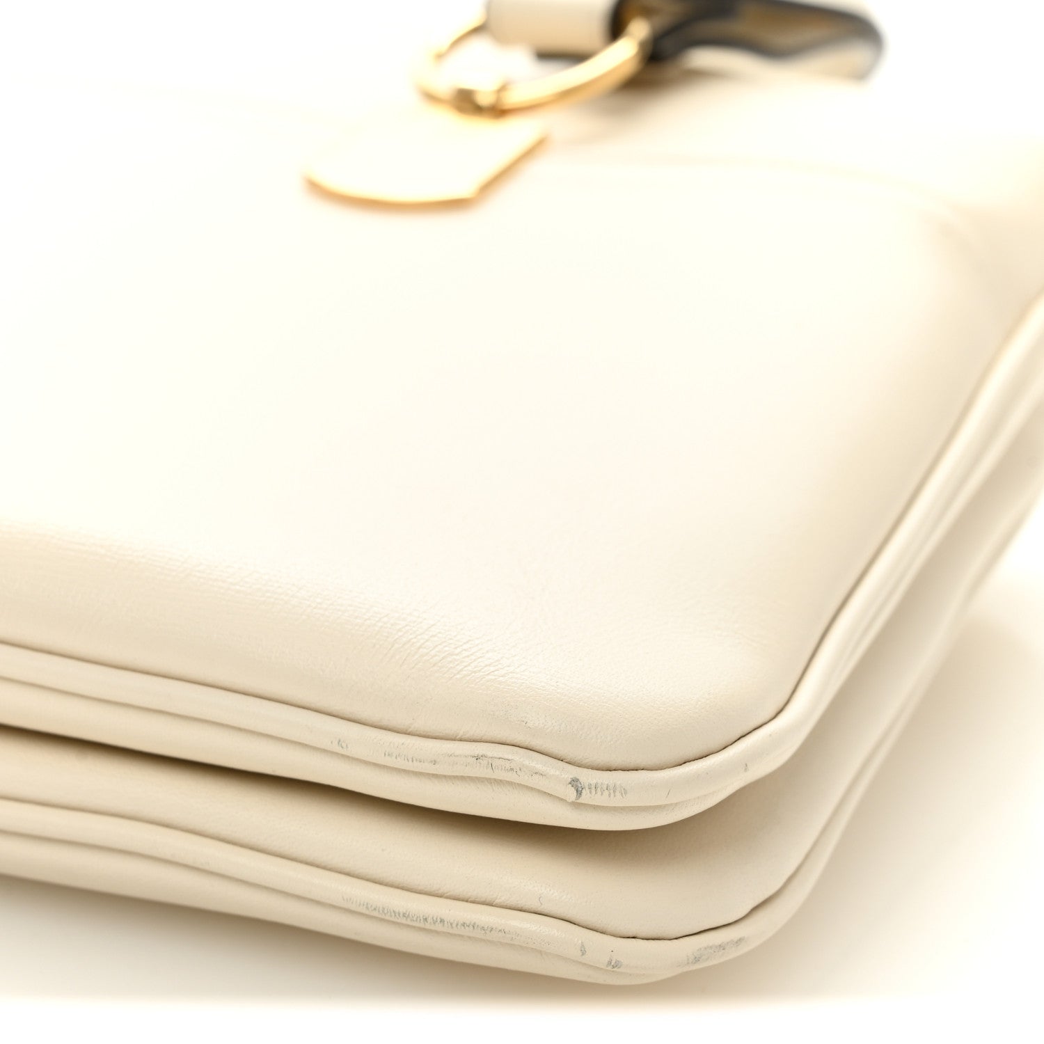 Gucci Vitello Palmellato Lux Arli Top Handle Bag White 10 of 12