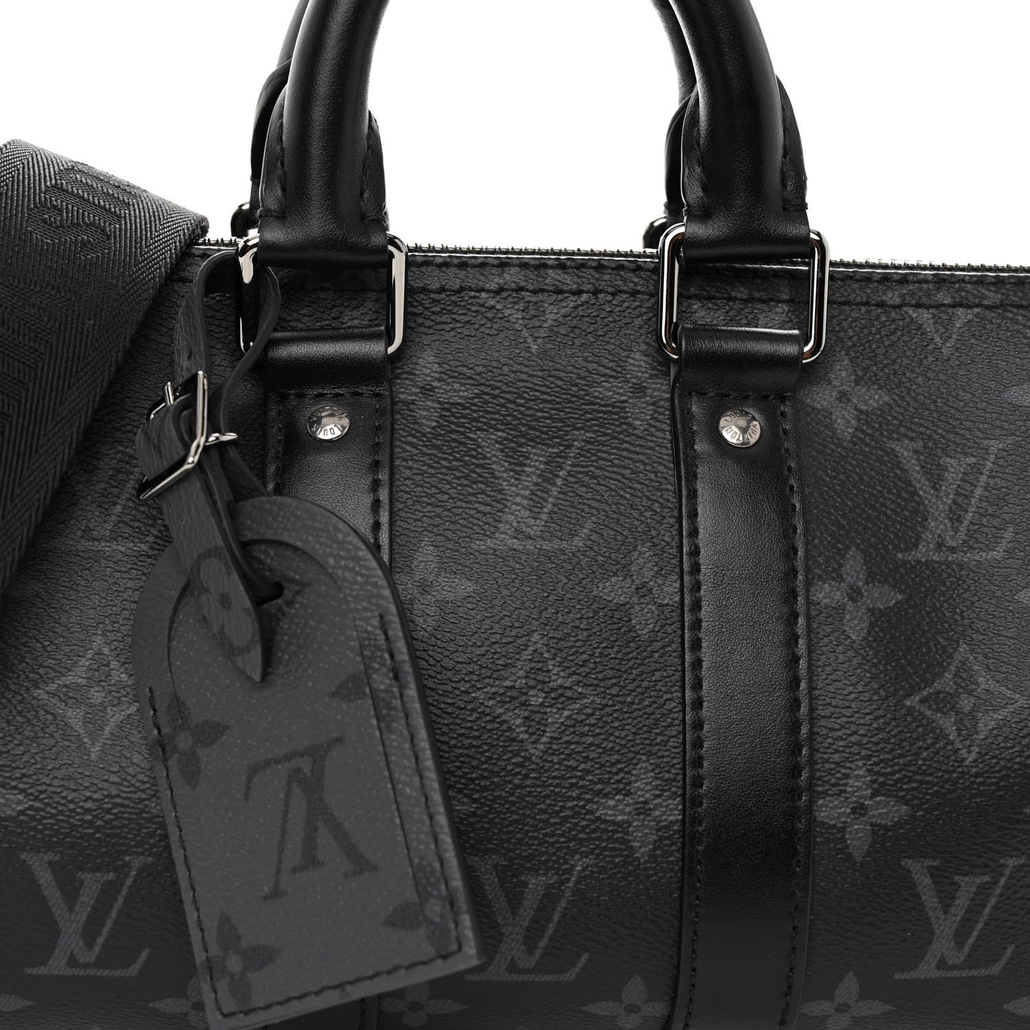 Louis Vuitton Reverse Monogram Eclipse Keepall XS Black 7 of 10