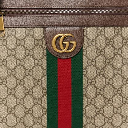 Gucci GG Supreme Monogram Web Medium Ophidia Messenger Bag Brown 10 of 12