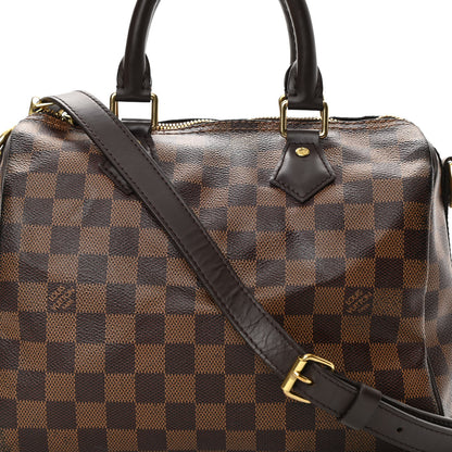 Louis Vuitton Damier Ebene Speedy Bandouliere 25 11 of 22