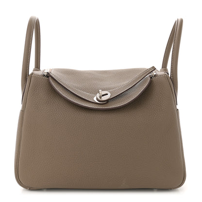 Hermes Taurillon Clemence Lindy 30 Etoupe 1 of 11