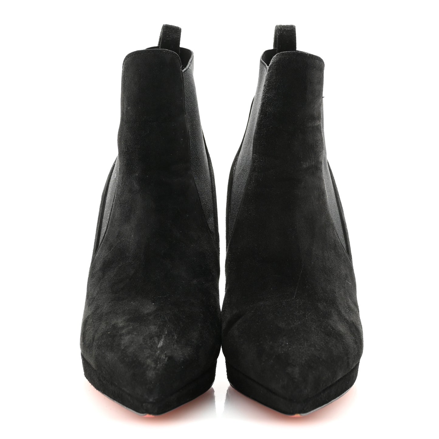 Suede Crochinetta 100 Ankle Boots 37.5 Black