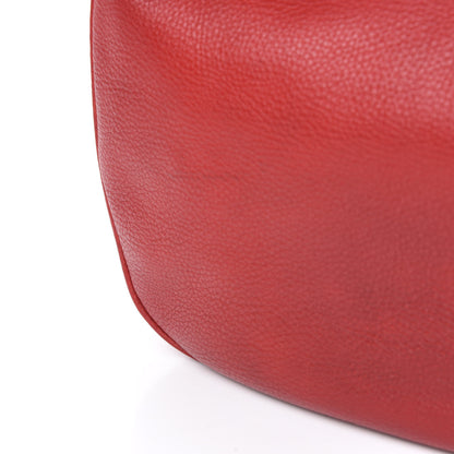 Prada Vitello Daino Hobo Rosso 11 of 15