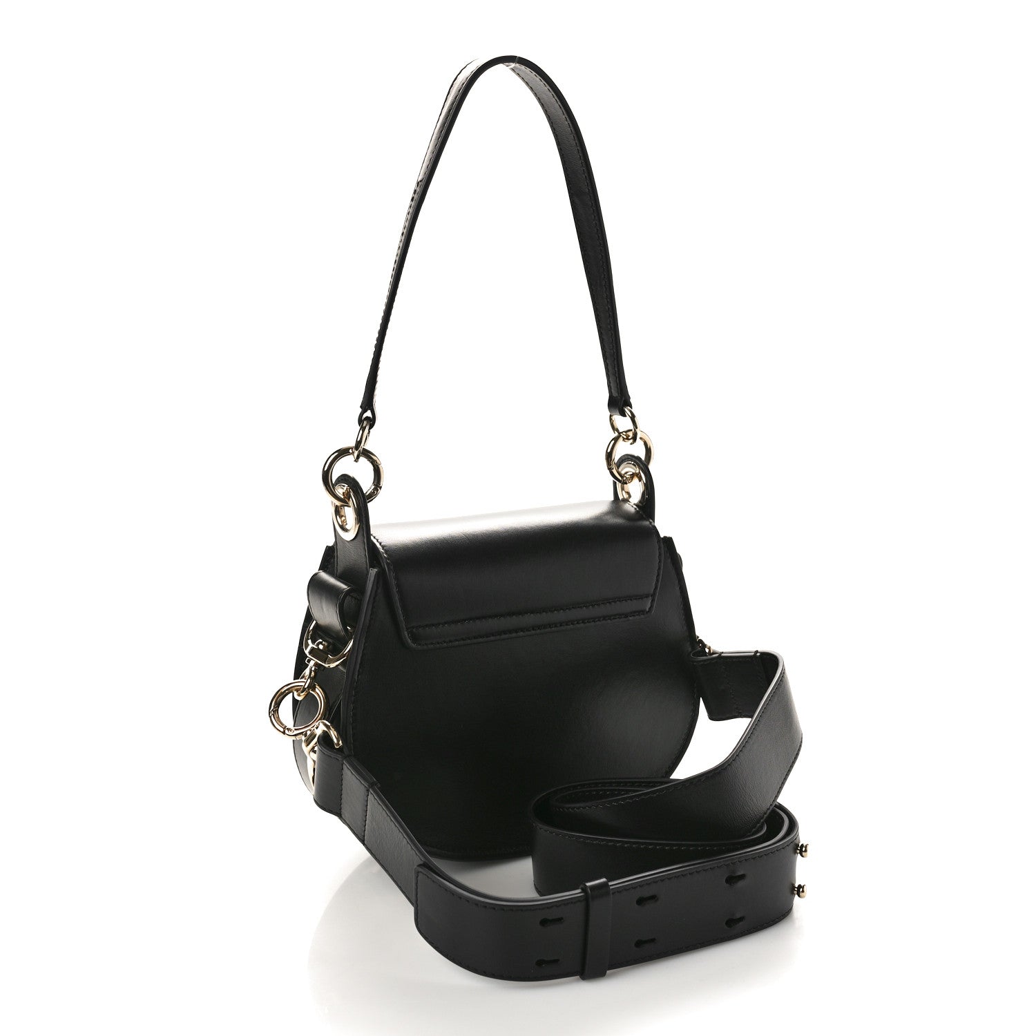 Chloe Calfskin Small Tess Bag Black 2 of 10
