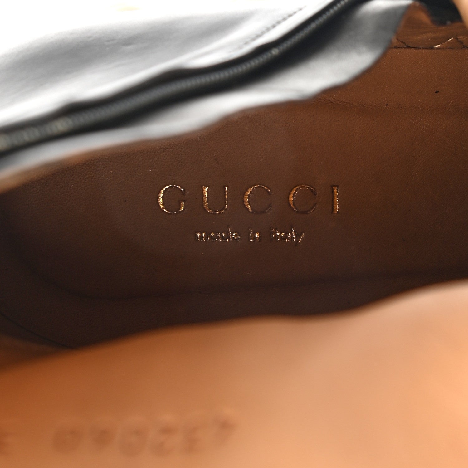 Gucci Betis Glamour Calfskin Web Pearl Embellished Peyton 75mm Ankle Boots 37.5 Black 8 of 8