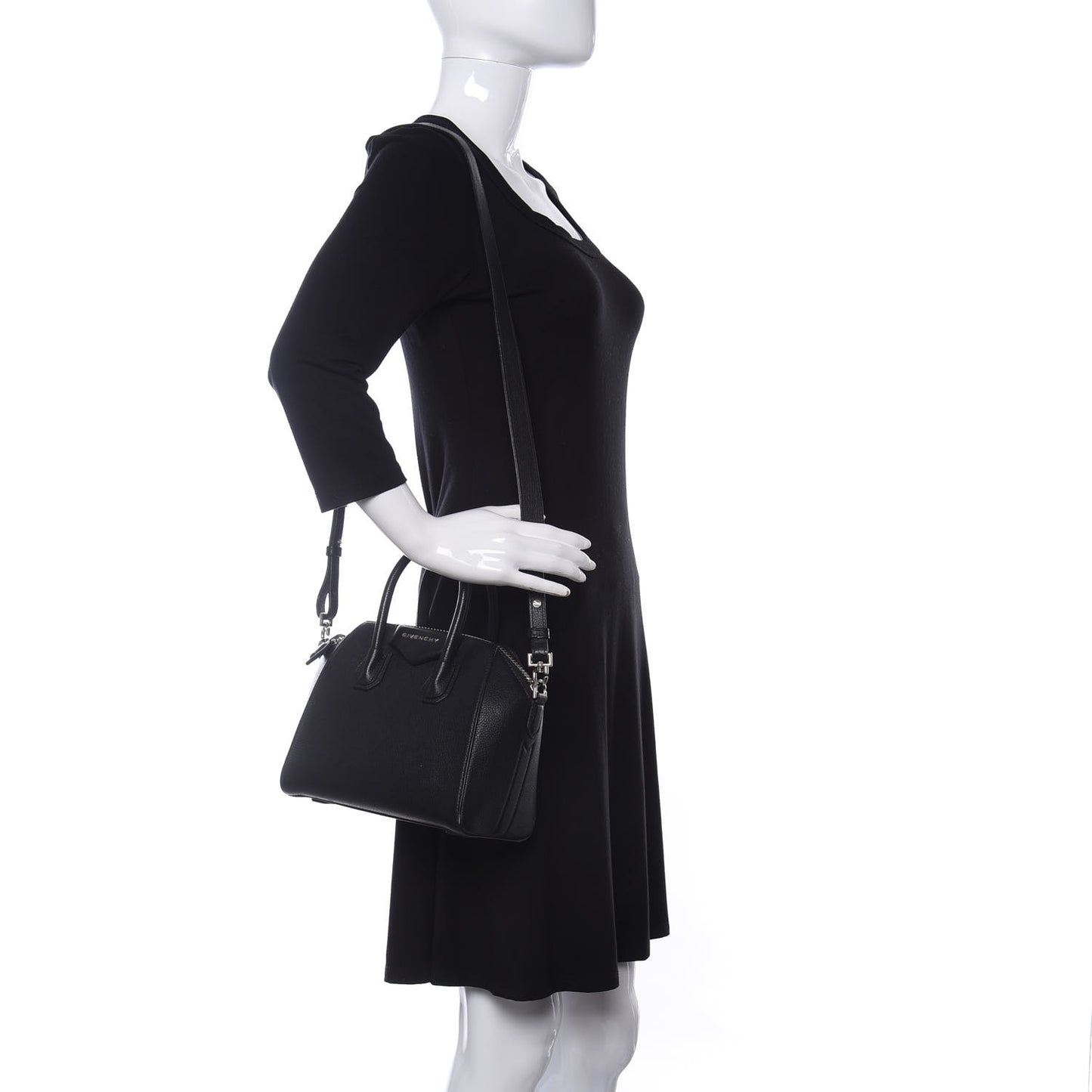 Sugar Goatskin Mini Antigona Black