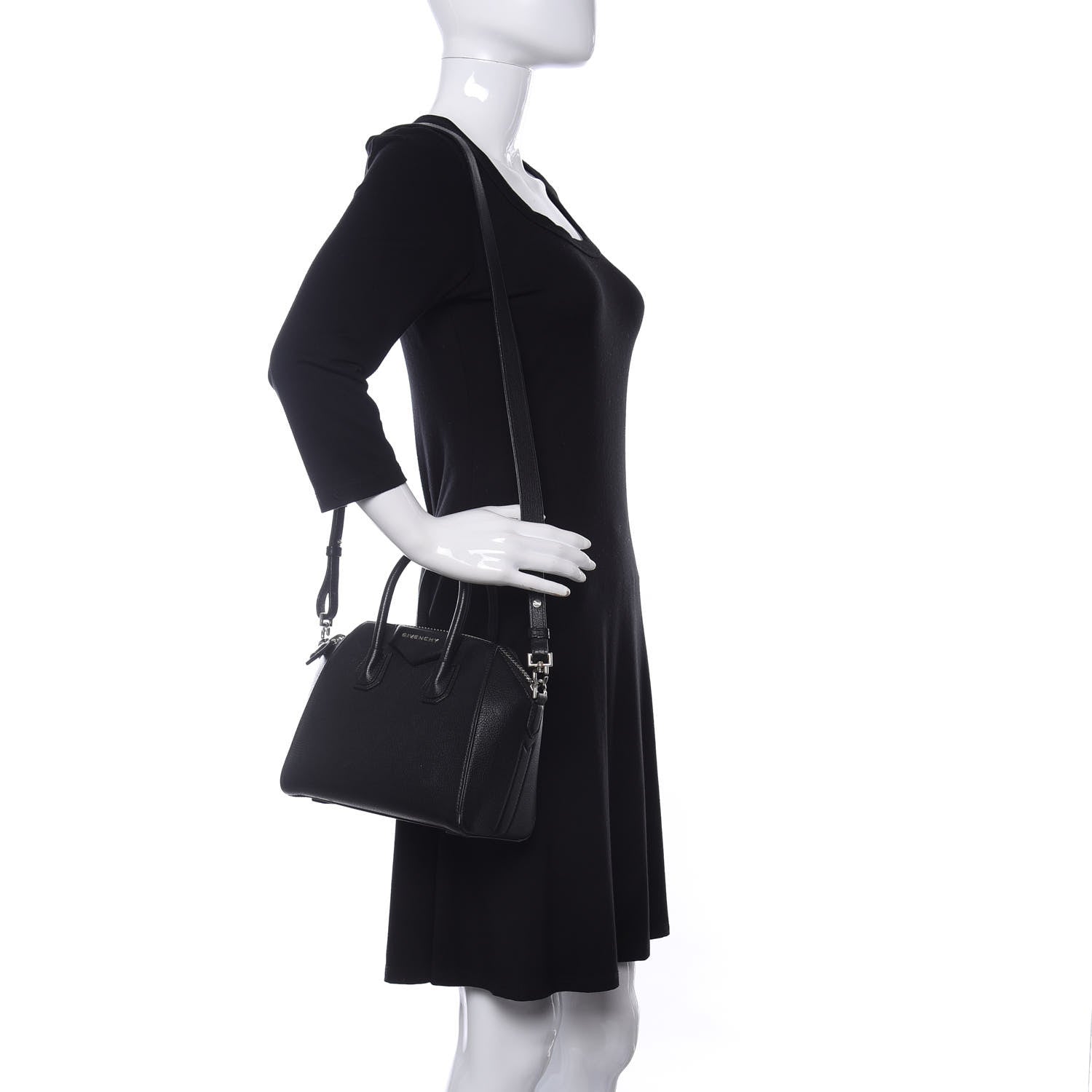 Givenchy Sugar Goatskin Mini Antigona Black 2 of 10