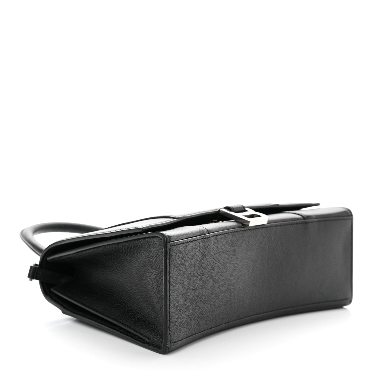 Balenciaga Grained Calfskin Medium Hourglass Top Handle Bag Black 3 of 19