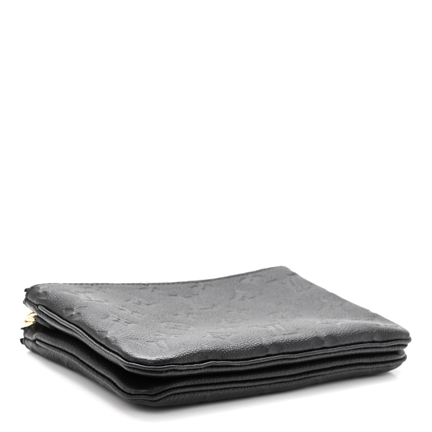 Louis Vuitton Empreinte Double Zip Pochette Black 4 of 11