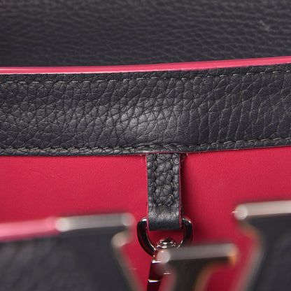 Louis Vuitton Taurillon Capucines MM Cobalt Fuchsia 7 of 9