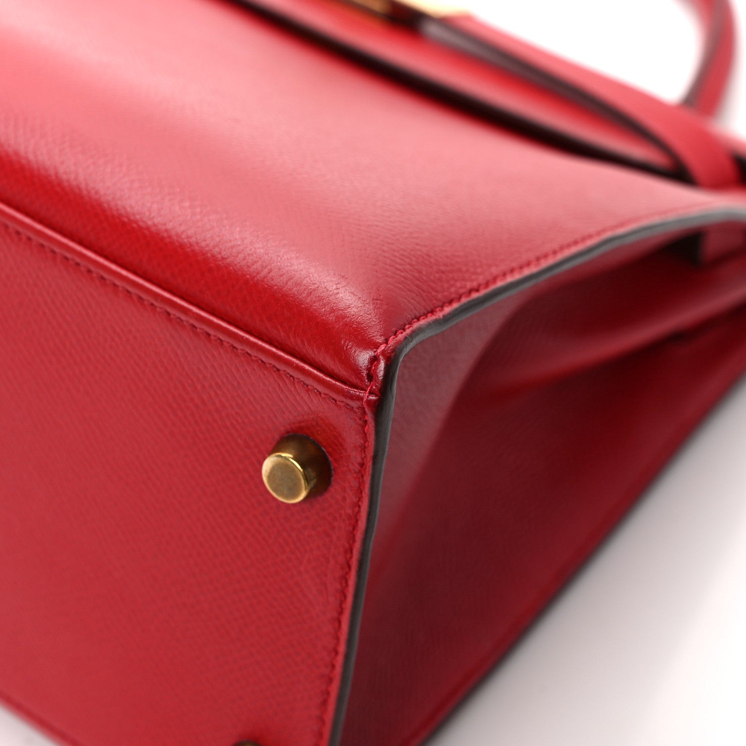Hermes Courchevel Kelly Sellier 28 Rouge Vif 12 of 16