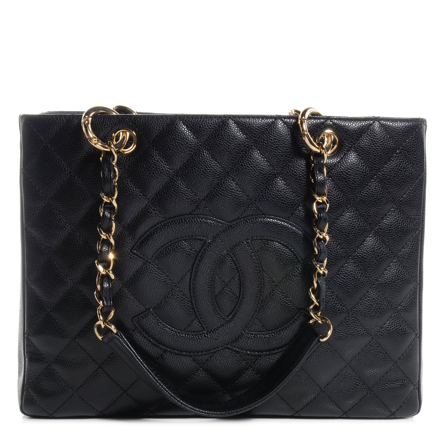 Caviar Grand Shopping Tote GST Black