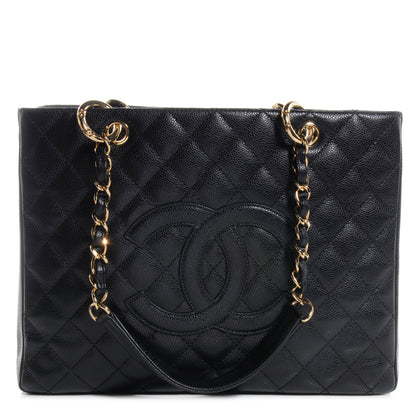 Chanel Caviar Grand Shopping Tote GST Black 1 of 7