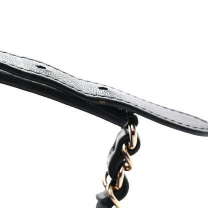 Chanel Lambskin Quilted Waist Bag Fanny Pack Black 11 of 11