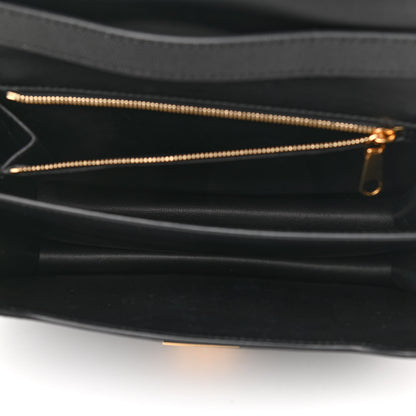 Burberry Grained Calfskin Medium TB Bag Black 5 of 9