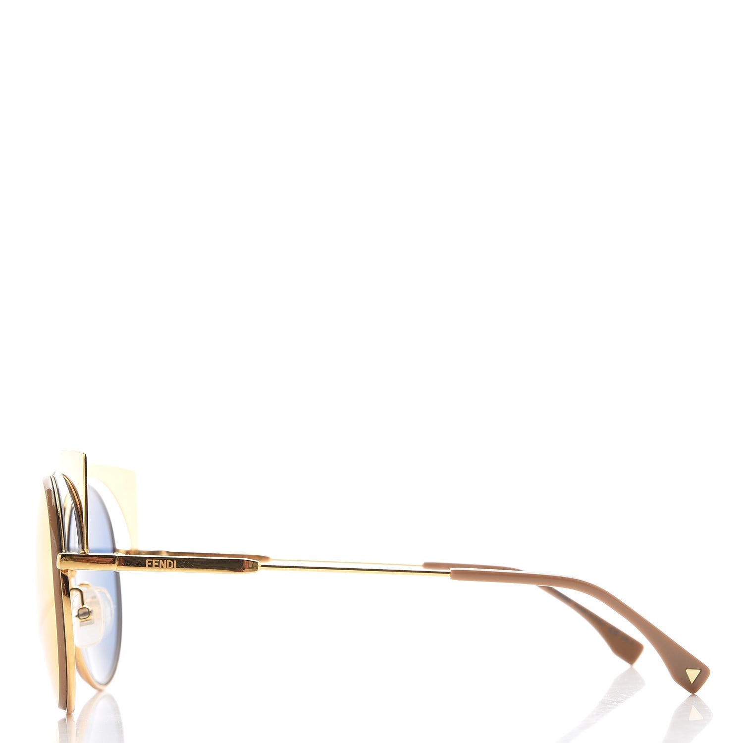 Fendi Sunglasses Eyeshine FF 0177/S Pink Gold | 4 of 7