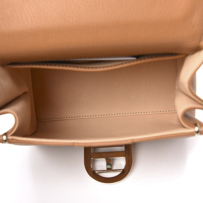 Delvaux Grained Calfskin Mini Brillant Satchel Natural 5 of 11