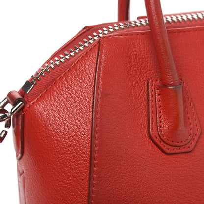 Givenchy Sugar Goatskin Mini Antigona Medium Red 9 of 16