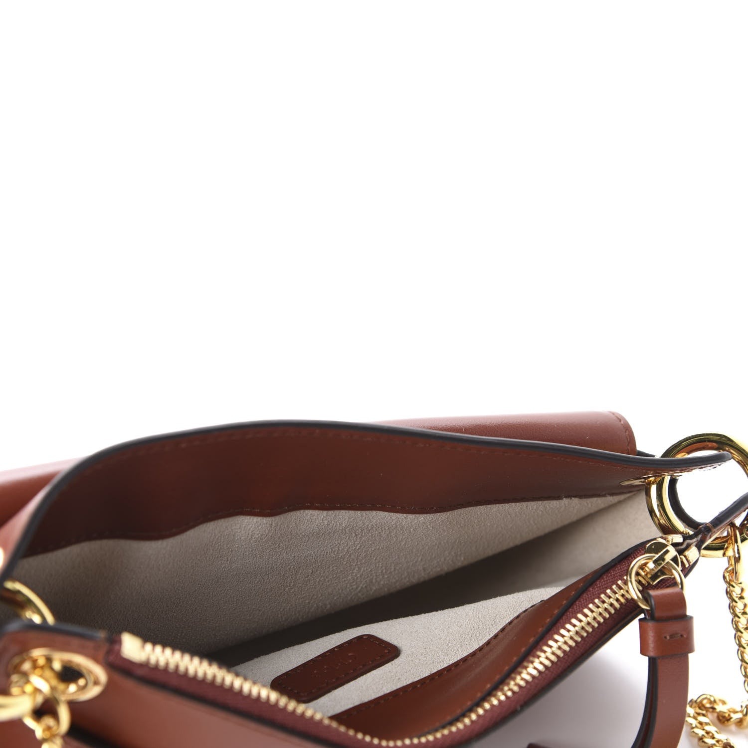 Chloe Calfskin Tess Mini Crossbody Bag Sepia Brown 5 of 9
