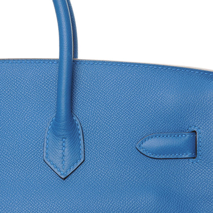 Hermes Epsom Birkin 35 Mykonos 9 of 25