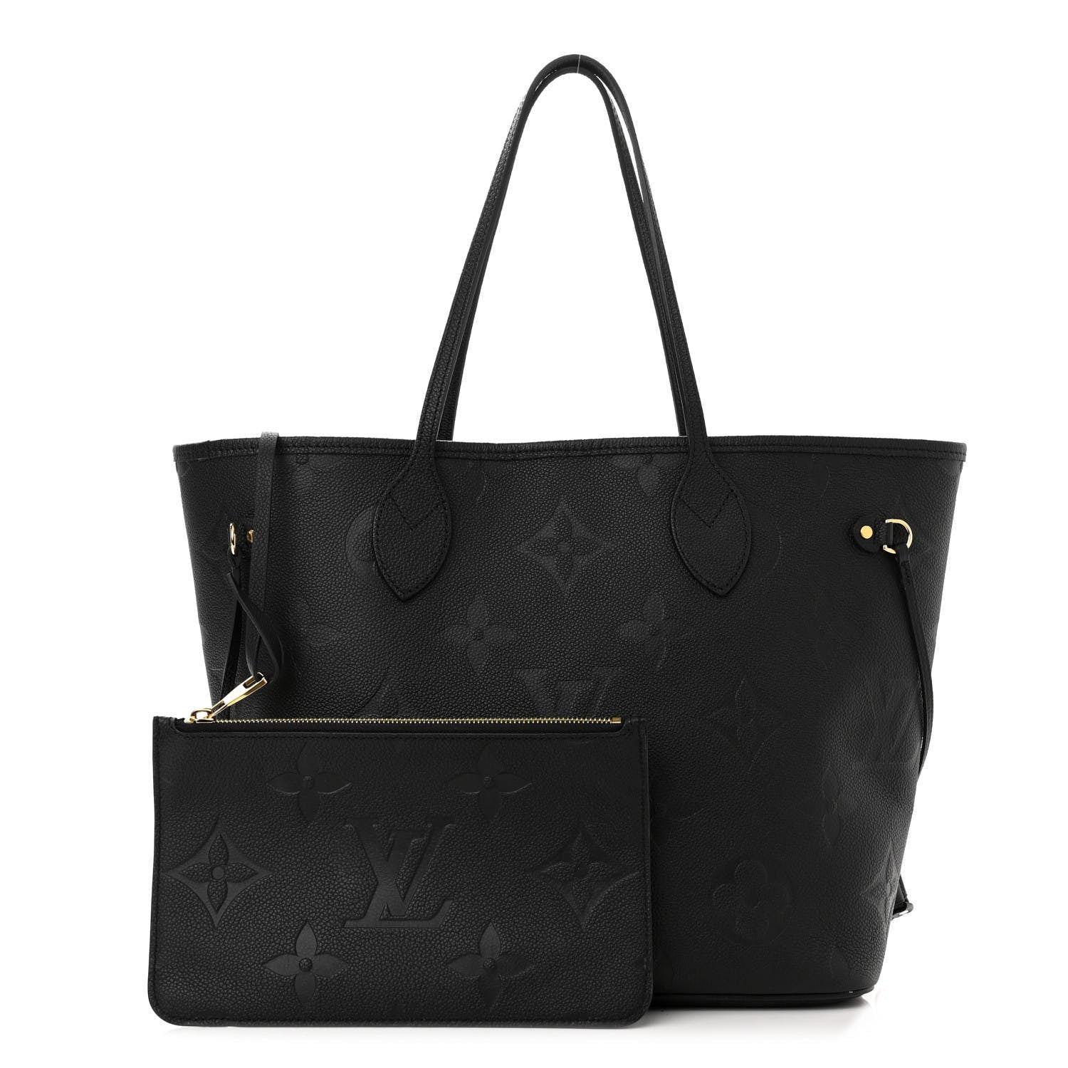Louis Vuitton Empreinte Monogram Giant Neverfull MM Black 1 of 10