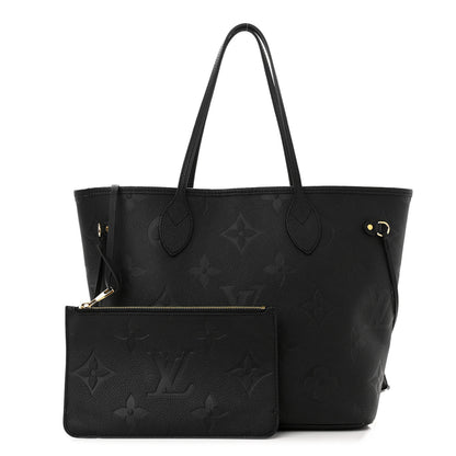 Louis Vuitton Empreinte Monogram Giant Neverfull MM Black 1 of 10