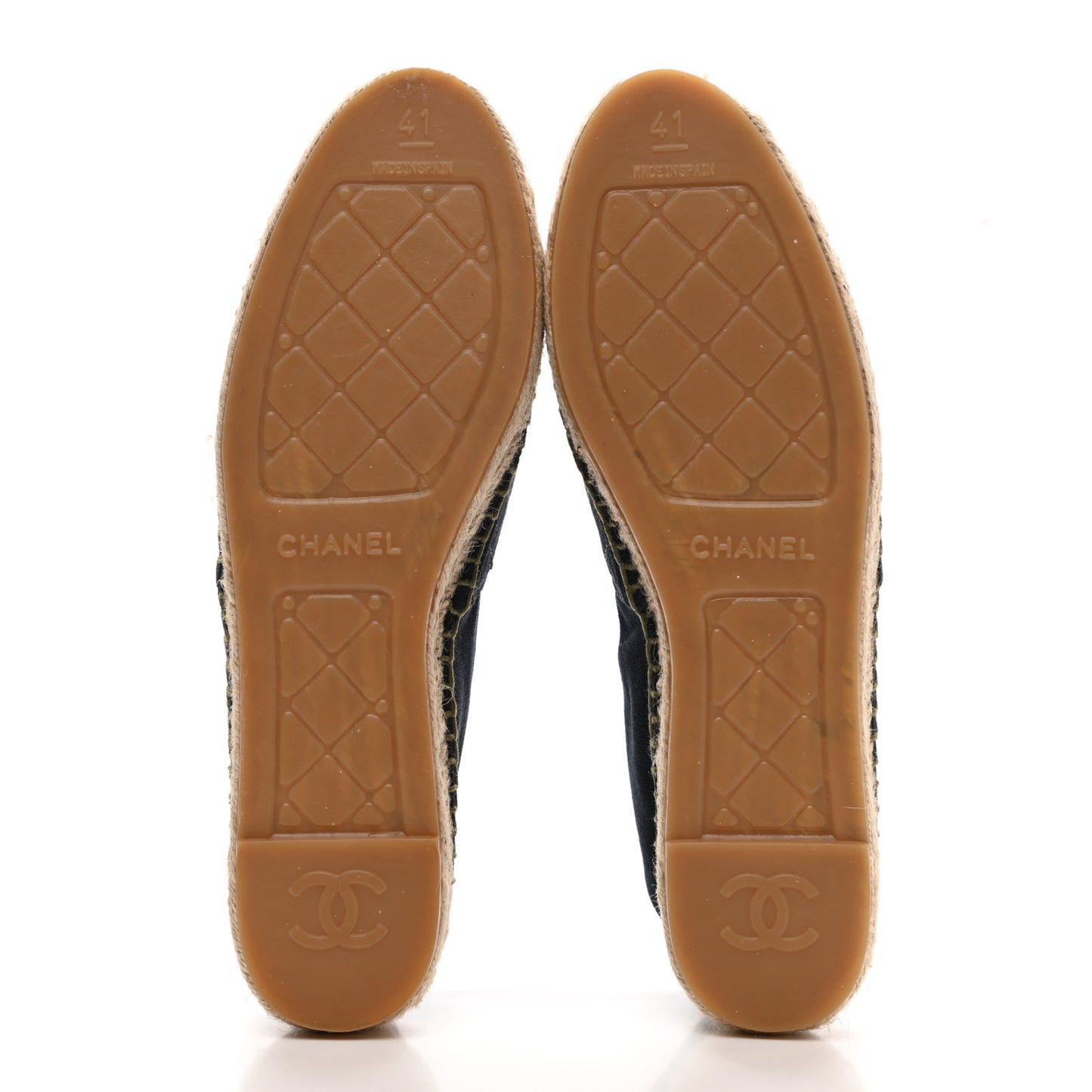 Fabric Biarritz CC Espadrilles 41 Blue Green