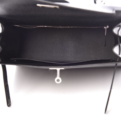 Hermes Epsom Kelly Sellier 28 Black 6 of 9