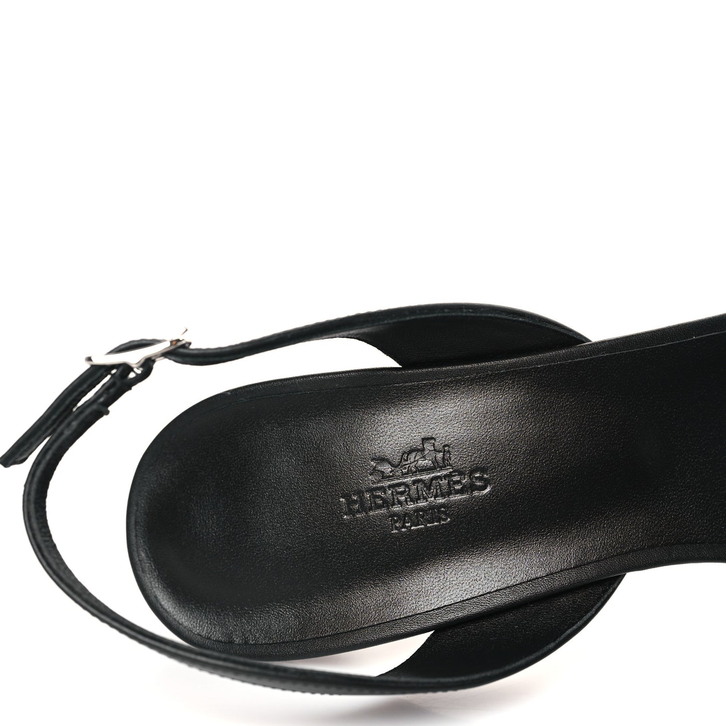 Calfskin Holy 105 Sandals 38 Black