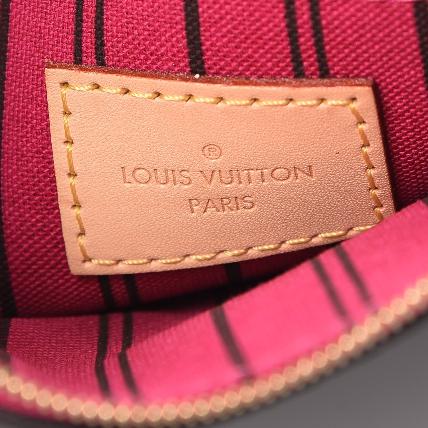 Louis Vuitton Monogram Neverfull MM GM Pochette Pivoine 6 of 8