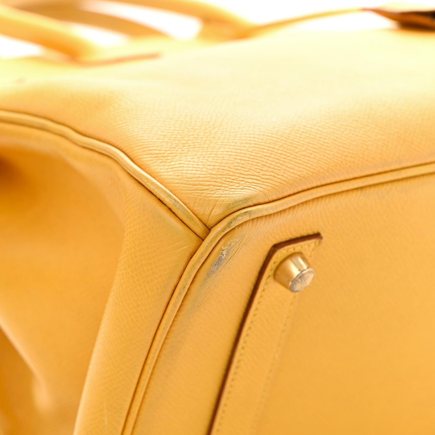 Hermes Epsom Birkin 35 Jaune 29 of 32