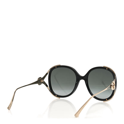 Gucci Round Frame Injected GG0226S Sunglasses Black 4 of 7