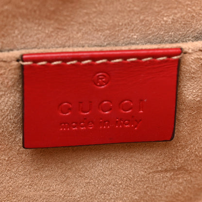 Gucci Calfskin Mini Sylvie Top Handle Bag Hibiscus Red 6 of 13
