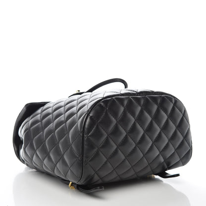 Chanel Calfskin Quilted Small Urban Spirit Backpack Black 4 of 10