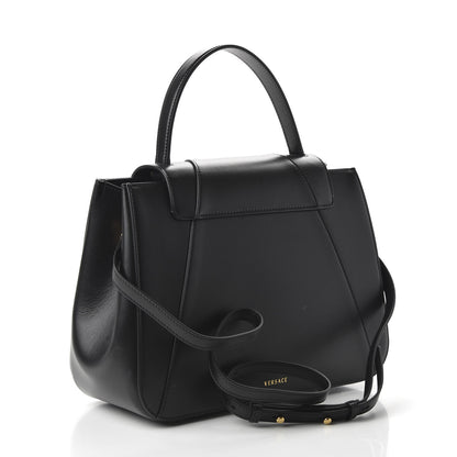 Versace Vitello Barocco Virtus Small Top Handle Shoulder Bag Black 3 of 9