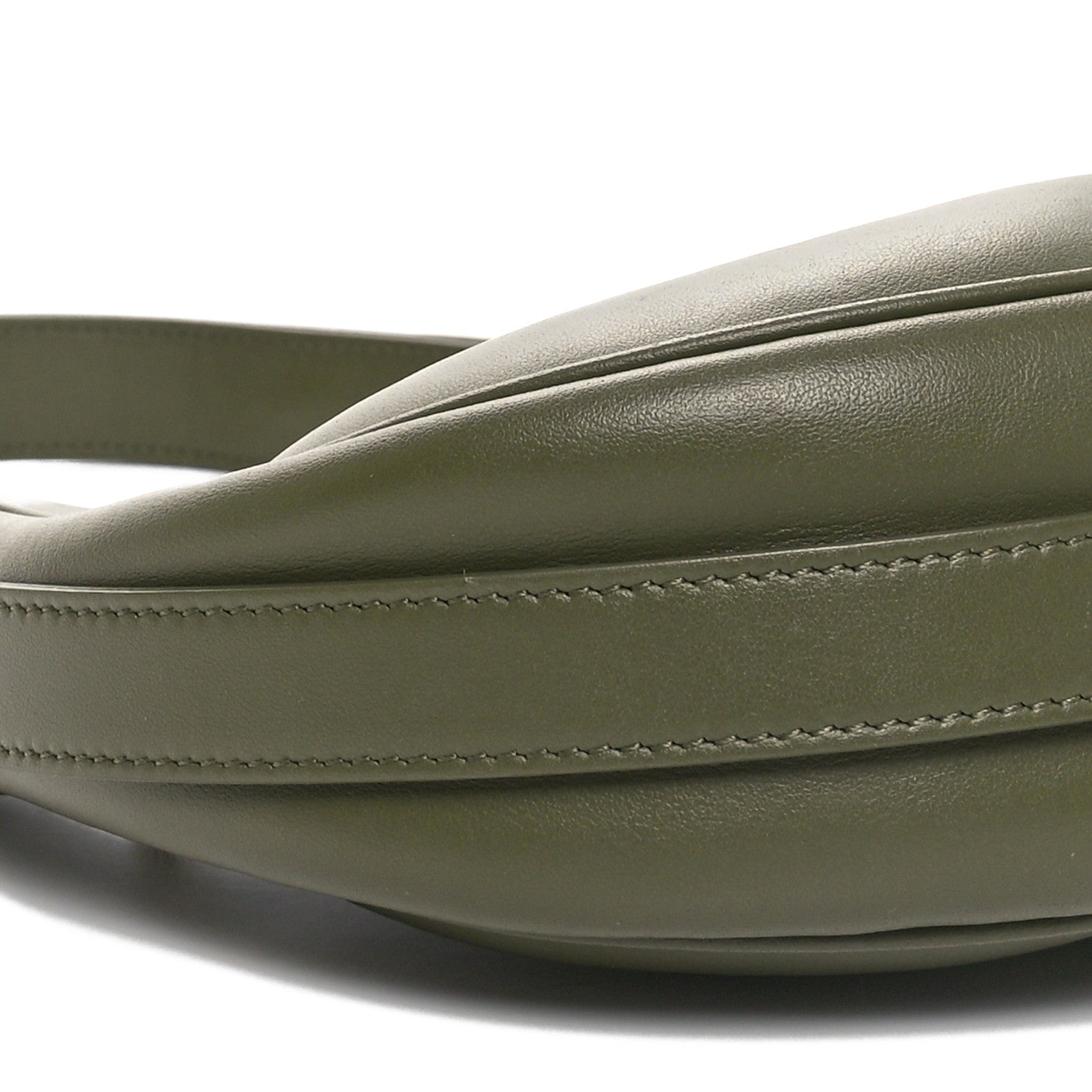 Celine Smooth Calfskin Medium Strap Ava Shoulder Bag Dark Olive 8 of 10