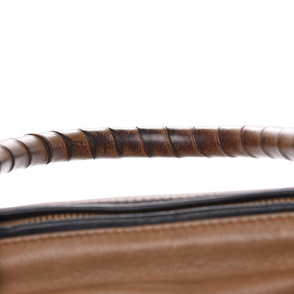 Chloe Calfskin Braided Medium Marcie Satchel Nut 16 of 19