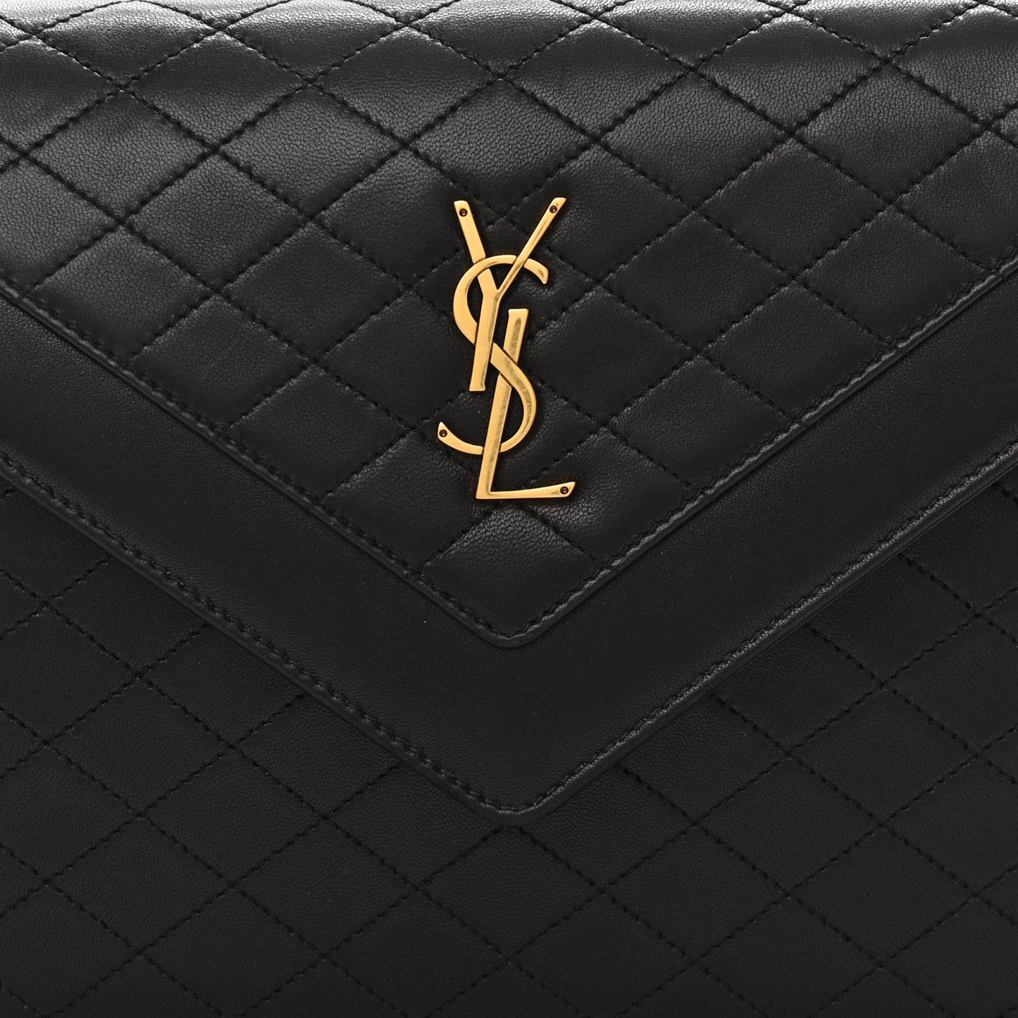 Lambskin Quilted Mini Gaby Satchel Black