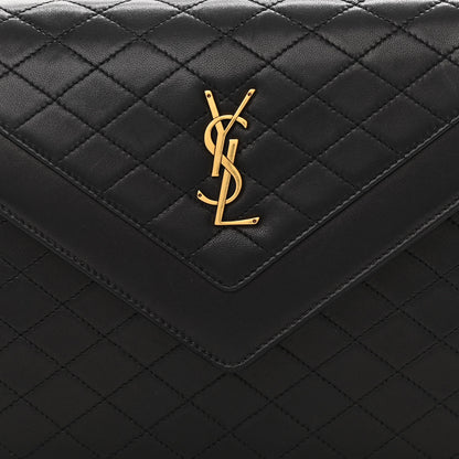 Saint Laurent Lambskin Quilted Mini Gaby Satchel Black 9 of 13