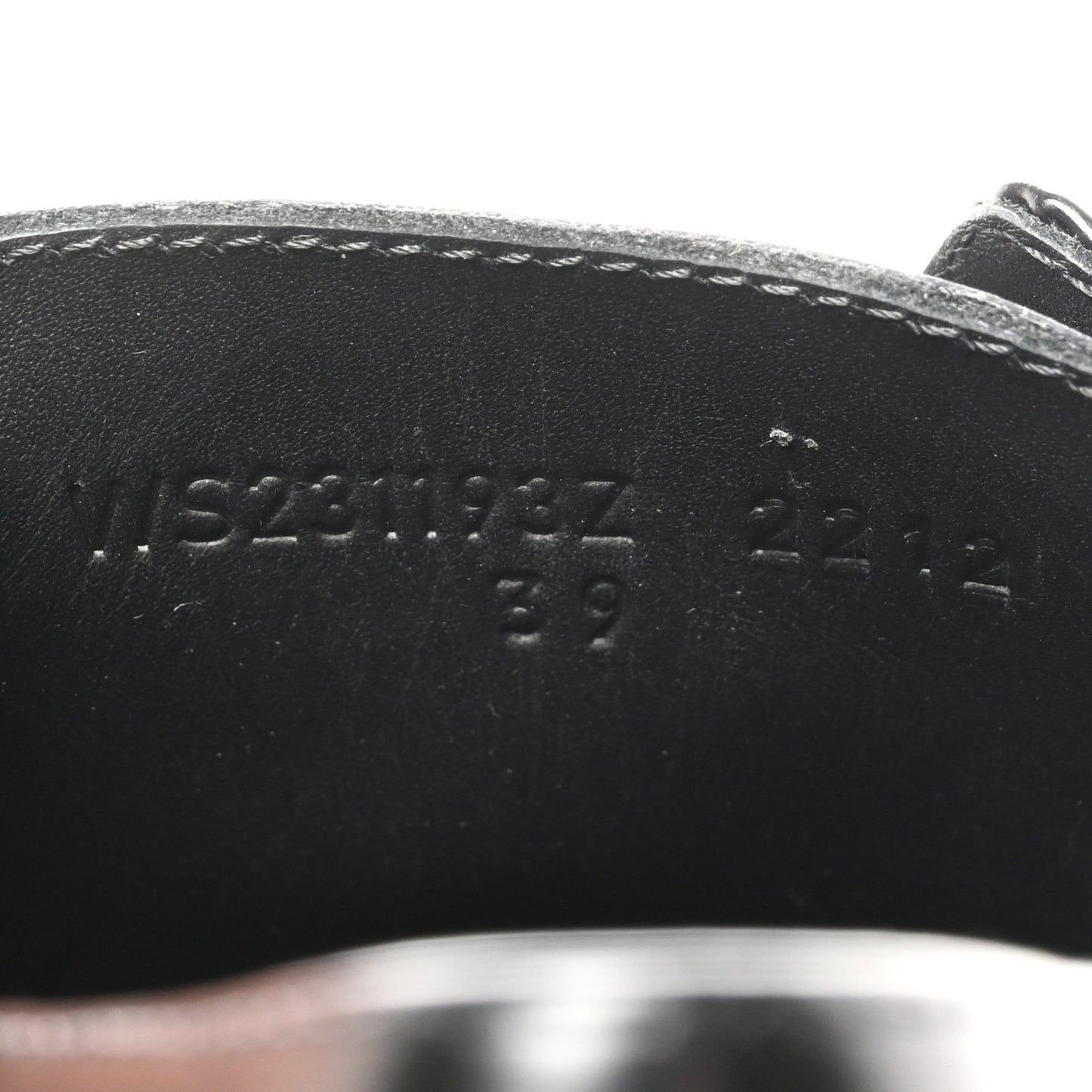Glossed Calfskin Galilee Loafers 39 Black