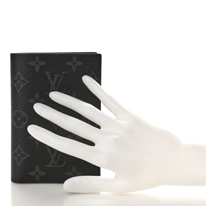 Louis Vuitton Monogram Eclipse Passport Cover 2 of 8