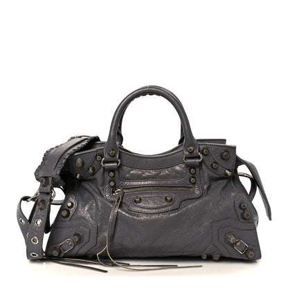 Balenciaga Agneau Arena Neo Cagole City Handbag Dark Grey 1 of 11