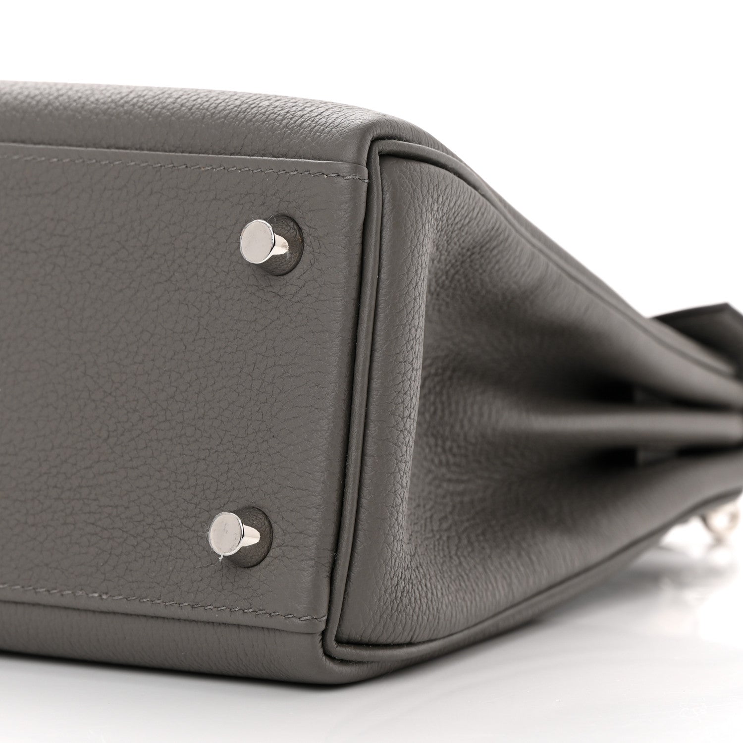 Hermes Togo Kelly Retourne 25 Gris Meyer 10 of 13