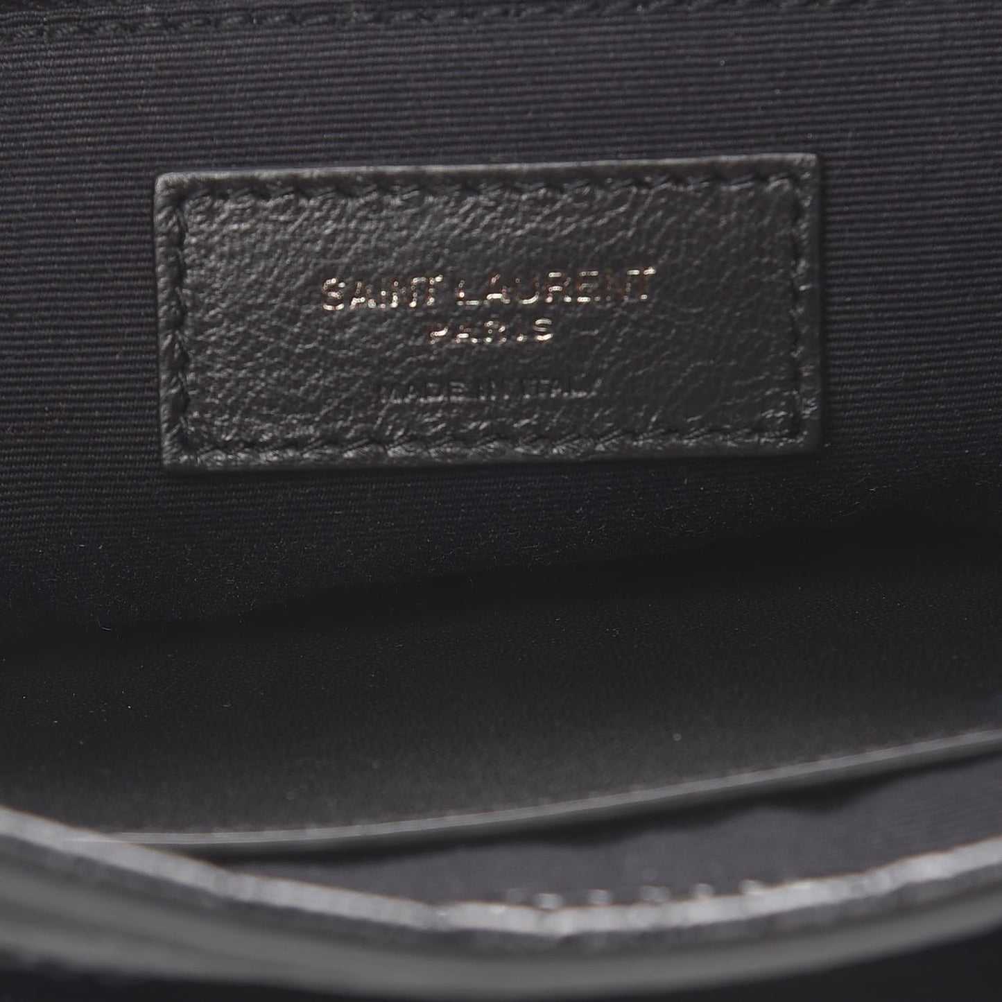 Crinkled Calfskin Matelasse Monogram Medium Niki Chain Satchel Black