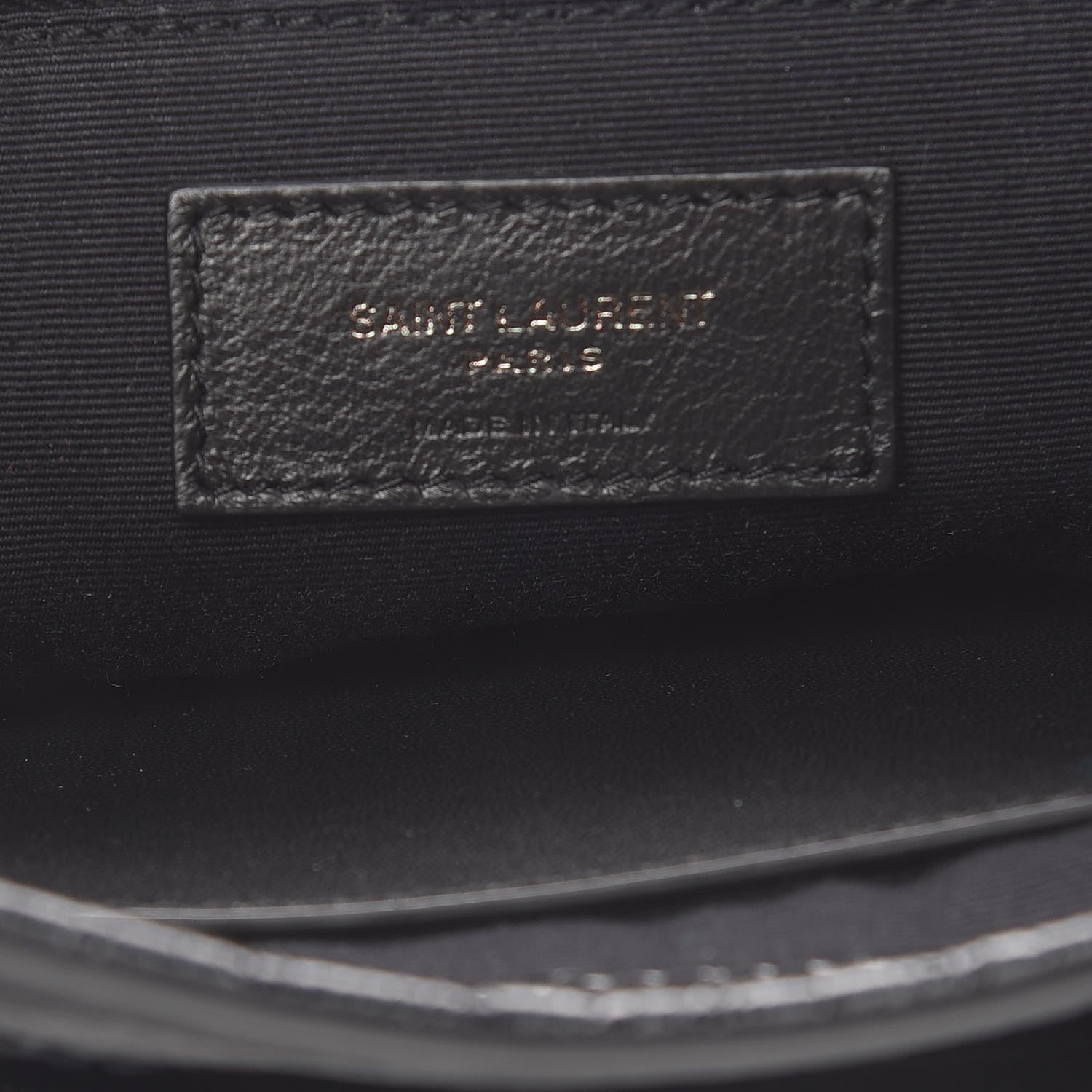 Saint Laurent Crinkled Calfskin Matelasse Monogram Medium Niki Chain Satchel Black 8 of 12